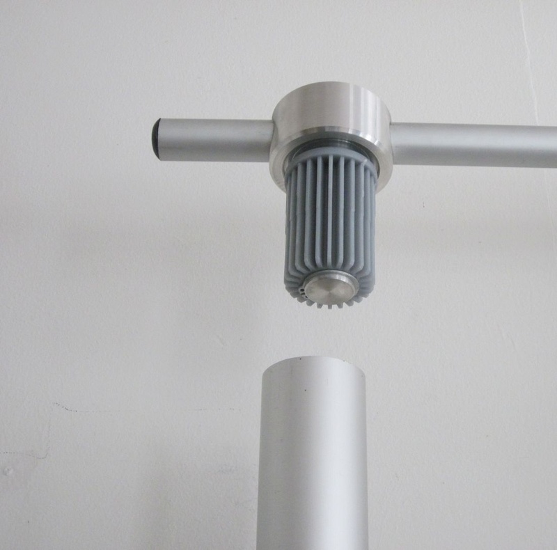 Aluminium-Drehkopf mit Auslegerrohr für den Standard Auslegermast