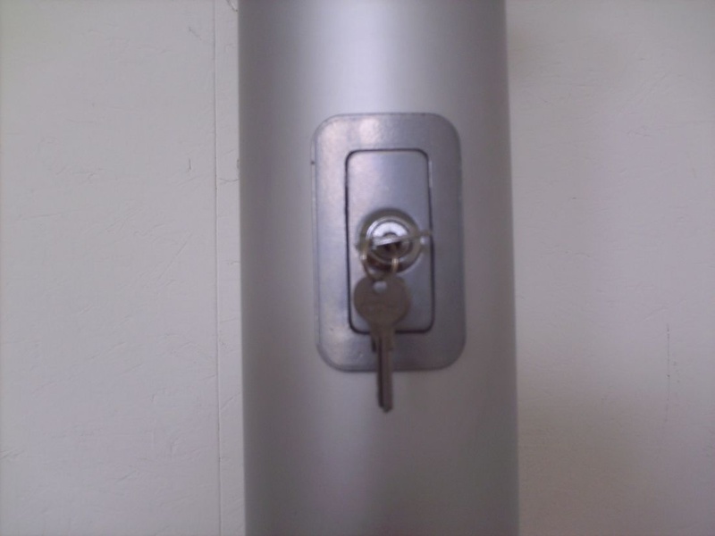 Versenktes Aluminium-Mastschloss am Türchenmast Deluxe