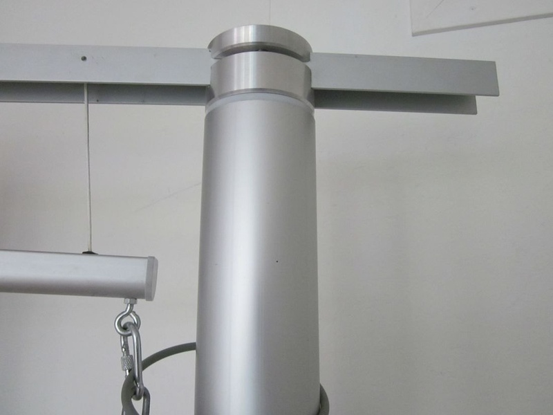 Aluminium-Drehauslegerkopf mit verstärktem Fahnentragprofil