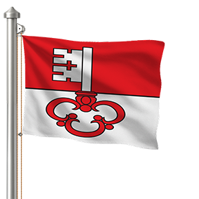 Drapeau hissé