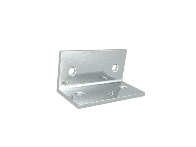 Angle bracket for canopy bracket, for 1 flagstaff