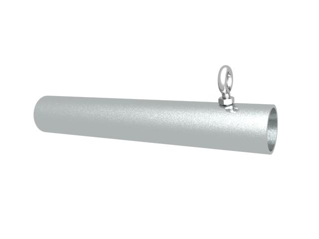 Drilling incl. eye bolt M6 fitted