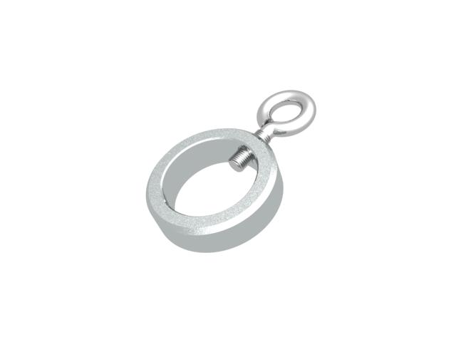 Anneau coulissant en aluminium Ø 28 mm