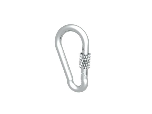 Moschettone INOX con chiusura di sicurezza