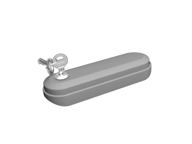 Flagpole access door plastic