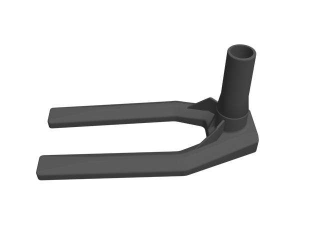 Drive-on car base plastic Ø 45 mm