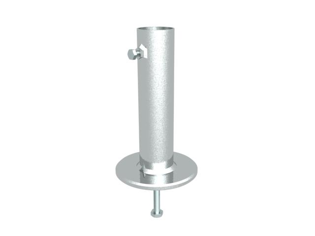 Supporto in acciaio Ø 45 mm per 1 asta
