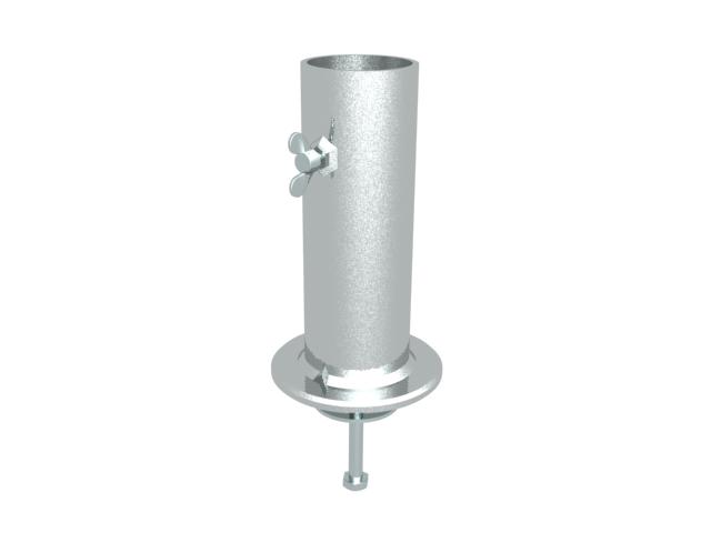 Supporto in acciaio Ø 60 mm per 1 asta