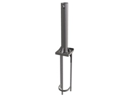 Hinged base plate Ø 80 mm