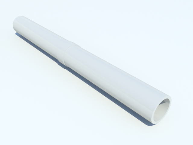 Connector Ø 35/35 mm aluminium