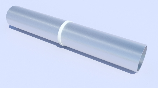 Connector Ø 60/60 mm white