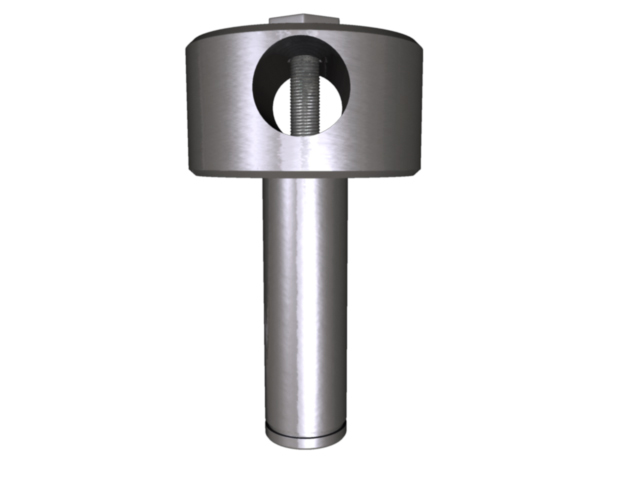 Swivel head aluminium for standard swivel arm