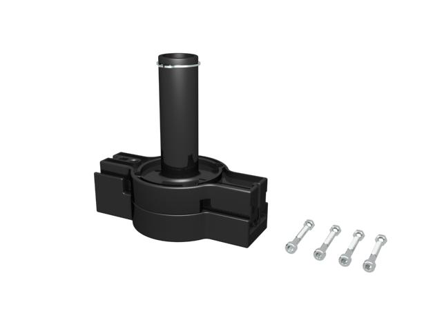 Pommeau rotatif plastique pour potence hissable