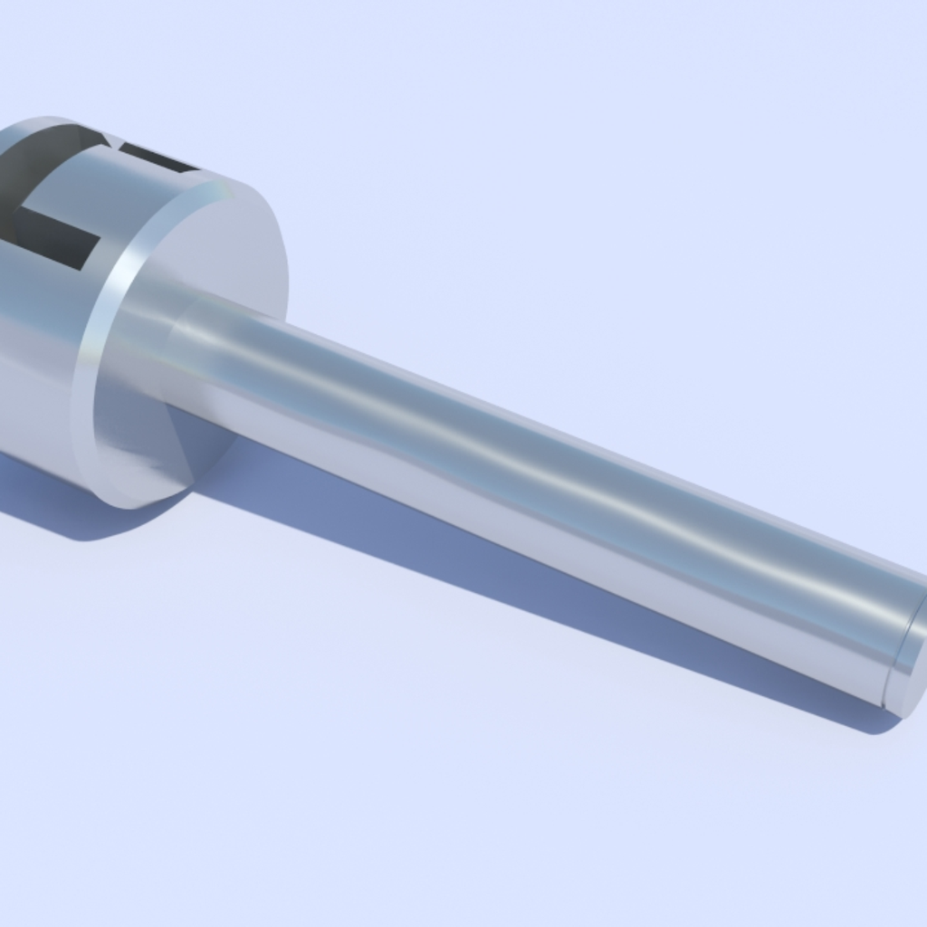 Pommeau rotatif aluminium pour potence hissable