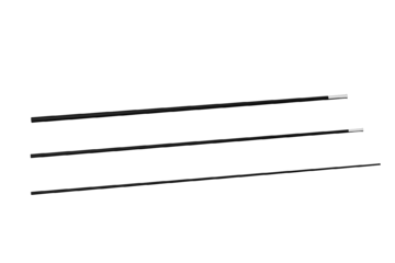 Canna in fibra di vetro per beach flag, in 3 pezzi