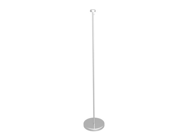Tischbannerständer Chrom mit Sockel Chrom