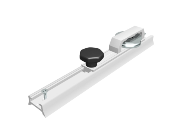 Tendeur pour câble acier 300 mm, blanc