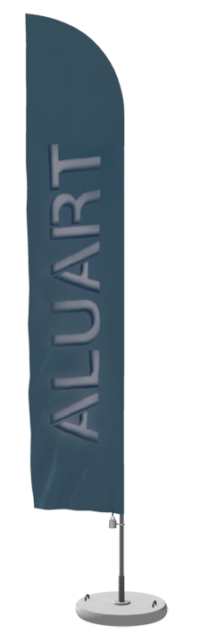 Beach flagpole